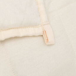 Vidaxl Weighted Blanket Light Cream 155X220 Cm 11 Kg Fabric Weighted Blankets - thumbnail 5