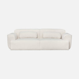 Sweeek - 3-Seater Sofa In Boucle Fabric Wallas Boucle Off-White Boucle 231X97X75 Cm - thumbnail 6