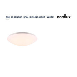 Nordlux Ask Metal Ceiling Light Adjustable Motion Sensor White,mains Led - thumbnail 3