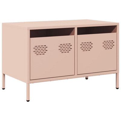 Berkfield Industrial Tv Cabinet Pink 68X39X43.5 Cm Cold-Rolled Steel - image 1