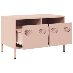 Berkfield Industrial Tv Cabinet Pink 68X39X43.5 Cm Cold-Rolled Steel - thumbnail 5