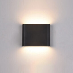 Luminosa Lighting Luminosa Modern Led Outdoor Wall Lamp Black, Warm White 3000K 360Lm, Ip44 - thumbnail 1