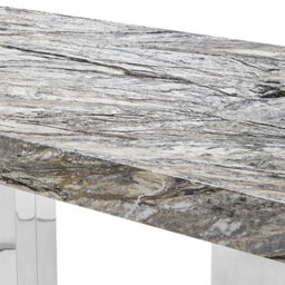 Furniture in Fashion Caprice High Gloss Bar Table Large In Melange Marble Effect - thumbnail 7
