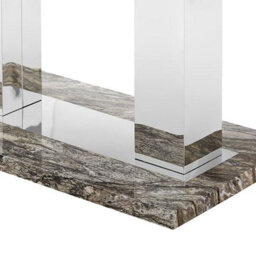 Furniture in Fashion Caprice High Gloss Bar Table Large In Melange Marble Effect - thumbnail 9