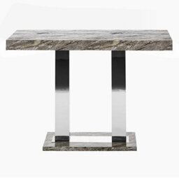 Furniture in Fashion Caprice High Gloss Bar Table Large In Melange Marble Effect - thumbnail 5