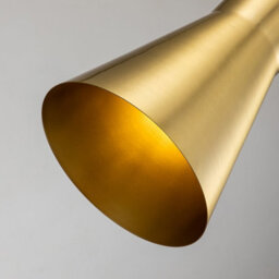 Luminosa Lighting Luminosa Etoile Dome Pendant Ceiling Light, Aged Brass And Gold Leaf - thumbnail 5