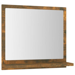 Walplus Bathroom Mirror Smoked Oak 40X10.5X37 Cm Engineered Wood - thumbnail 2