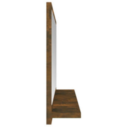 Walplus Bathroom Mirror Smoked Oak 40X10.5X37 Cm Engineered Wood - thumbnail 4