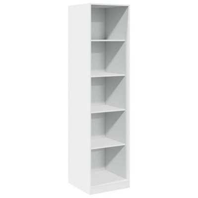 Berkfield Durable Wardrobe White 50X50X200 Cm Engineered Wood