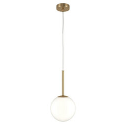 Luminosa Lighting Luminosa Maytoni Basic Form Medium Modern Globe Pendant Ceiling Light Gold E14 - thumbnail 2