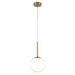 Luminosa Lighting Luminosa Maytoni Basic Form Medium Modern Globe Pendant Ceiling Light Gold E14 - thumbnail 3