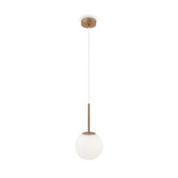 Luminosa Lighting Luminosa Maytoni Basic Form Medium Modern Globe Pendant Ceiling Light Gold E14 - thumbnail 4