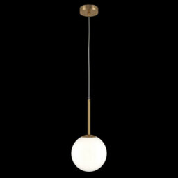 Luminosa Lighting Luminosa Maytoni Basic Form Medium Modern Globe Pendant Ceiling Light Gold E14 - thumbnail 5