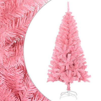 Walplus Artificial Christmas Tree With Stand Pink 150 Cm Pvc - image 1