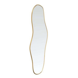 Walplus Gold Wall Mirror 100X45 Cm Decorative Vanity Mirror For Bedroom, Living Room, Bathroom - thumbnail 3