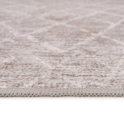Loomed Griege Machine Washable Soft Modern Area Rug - 300 X 80Cm - thumbnail 6