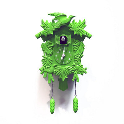Walplus Green Vintage Cuckoo Clock - Swinging Pendulum, And Classic Design Wall Clock For Bedroom, Livingroom And Kitchen - image 1