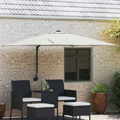 Walplus Garden Parasol Beige, Black 248.5 X 247.5 X 160 Cm - image 1