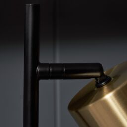 Inlight Carana Cylinder Black Brass Effect Table Lamp - thumbnail 6