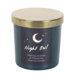 Something Different Night Owl Lavender & Chamomile Candle Blue (One Size) - thumbnail 2