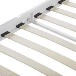 Beliani Bed Metal Maurs 180 X 200 Cm (Eu Super King) White - thumbnail 8