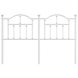 Berkfield Metal Headboard White 150 Cm - thumbnail 3