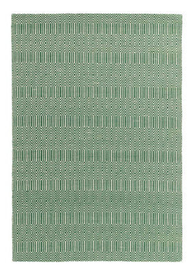 Green Wool Geometric Luxurious Modern Wool Handmade Rug For Living Room And Bedroom-120Cm X 170Cm - image 1