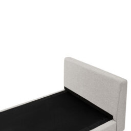 Beliani Chaise Longue Archiane Fabric Light Grey - thumbnail 7