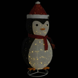 Berkfield Decorative Christmas Snow Penguin Figure Led Luxury Fabric 180Cm - thumbnail 5