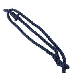 Ropeservices Uk 14mm Navy Blue Nylon Plain Rope Halter X 12 Foot - thumbnail 3