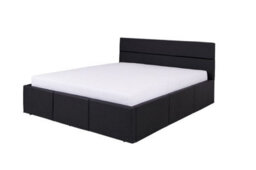 Calabrini C-06 Sturdy Bedroom Bed With Lift Up Slats And Spacious Sleeping Area Grey - thumbnail 3