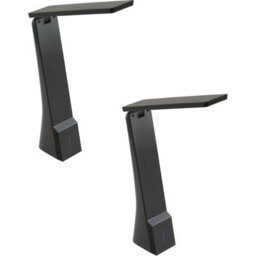 Set Of 2 Modern Black Table Lamps With Rechargeable Led Battery - thumbnail 1