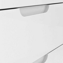 Wyld Haus Leipzig White Gloss Chest Of Drawers 2 Doors 2 Drawers - thumbnail 7