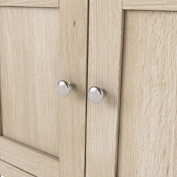 Farro Washed Oak Large Sideboard Cabinet Fully Assembled - By Roseland Furniture - thumbnail 8