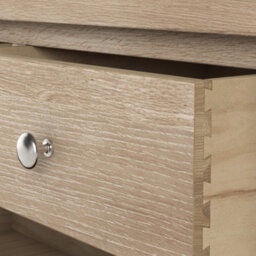 Farro Washed Oak Large Sideboard Cabinet Fully Assembled - By Roseland Furniture - thumbnail 7