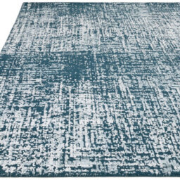 Teal Green Abstract Easy To Clean Modern Bedroom Dining Room And Living Room Rug-160Cm X 230Cm - thumbnail 4
