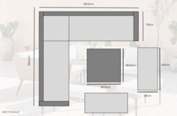 Furniturebox Seychelles Garden Table & Chairs - 9 Seater Grey Rattan Garden Sofa & Garden Dining Set, Rattan Corner Table & Chairs - thumbnail 8