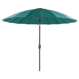Beliani Market Parasol 255 Cm Baia Emerald Green
