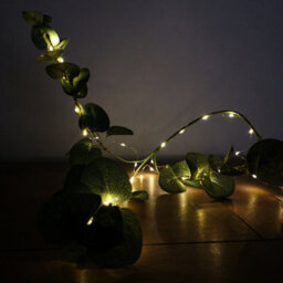 Samuel Alexander 200 Led 10M  Microbrights Indoor Outdoor Christmas Multi Function Battery Operated Lights With Timer On Pin Wire In Warm White - thumbnail 2