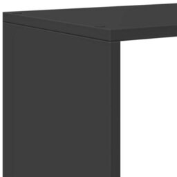 Berkfield Room Divider Bookcase 3-Tier Black 123X29X123 Cm Engineered Wood - thumbnail 9