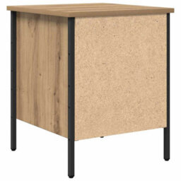 Berkfield Modern Bedside Cabinet Artisan Oak 40X42X50 Cm Engineered Wood - thumbnail 8