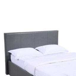 Luna 4Ft6 Double Grey Ottoman Storage Bed With Gas Lift, Faux Leather Fabric - L: 203Cm X W: 153Cm X H: 88.5Cm - thumbnail 4