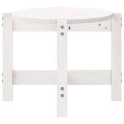 Walplus Coffee Table White 87X48X35 Cm Solid Wood Pine - thumbnail 6