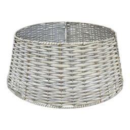 Rattan Christmas Tree Skirt, 60Cm (Dia) - White - thumbnail 2