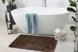 RugsX Bathroom Rug Synergy, Glamour, Non-Slip, Soft - Lurex Beige 50X80 Cm - thumbnail 3