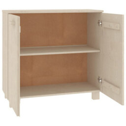 Berkfield Sideboard Honey Brown 85X35X80 Cm Solid Wood Pine - thumbnail 6