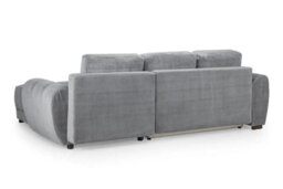 Darnall Azzuro Grey Universal Corner Sofa Bed In Grey, Mocha And Cream Colours - thumbnail 5