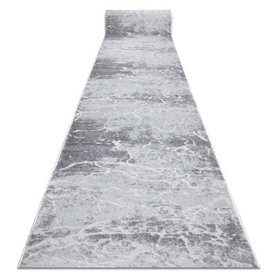 RugsX Runner Structural Mefe 6182 Two Levels Of Fleece Grey 200 Cm 200X350 Cm - image 1