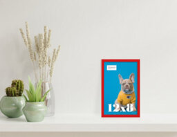 12X8 Red Picture Frame (30.5 X 20.3Cm) Poster, Photo, Artwork, Gallery Wall Or Print - thumbnail 2