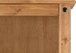 Seconique Corona 2 Door Display Unit Bookcase Wax Pine With 3 Shelves - thumbnail 8